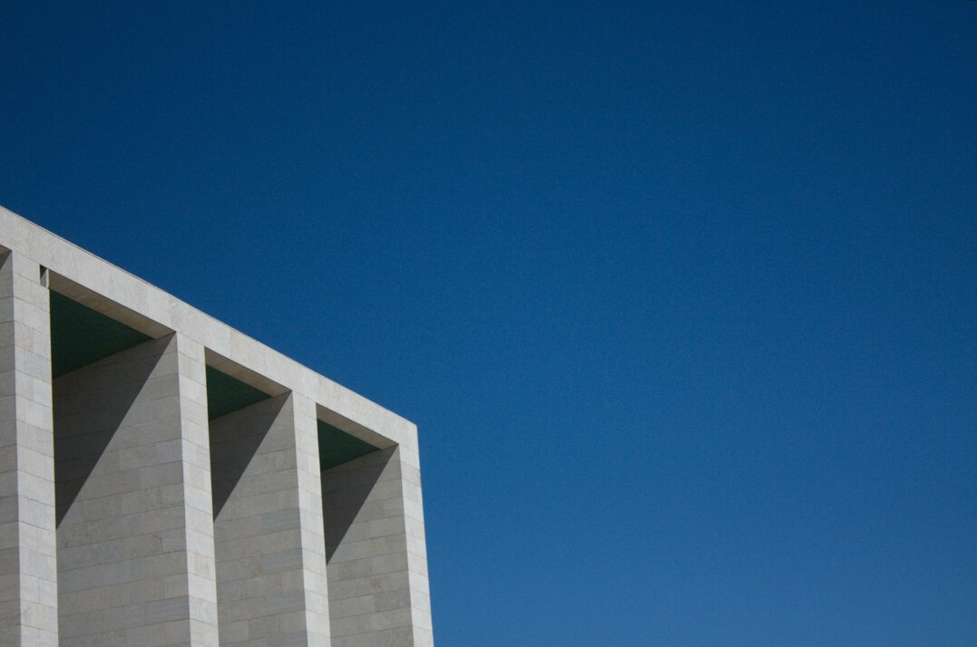 Modern Danish architecture with clean geometric lines