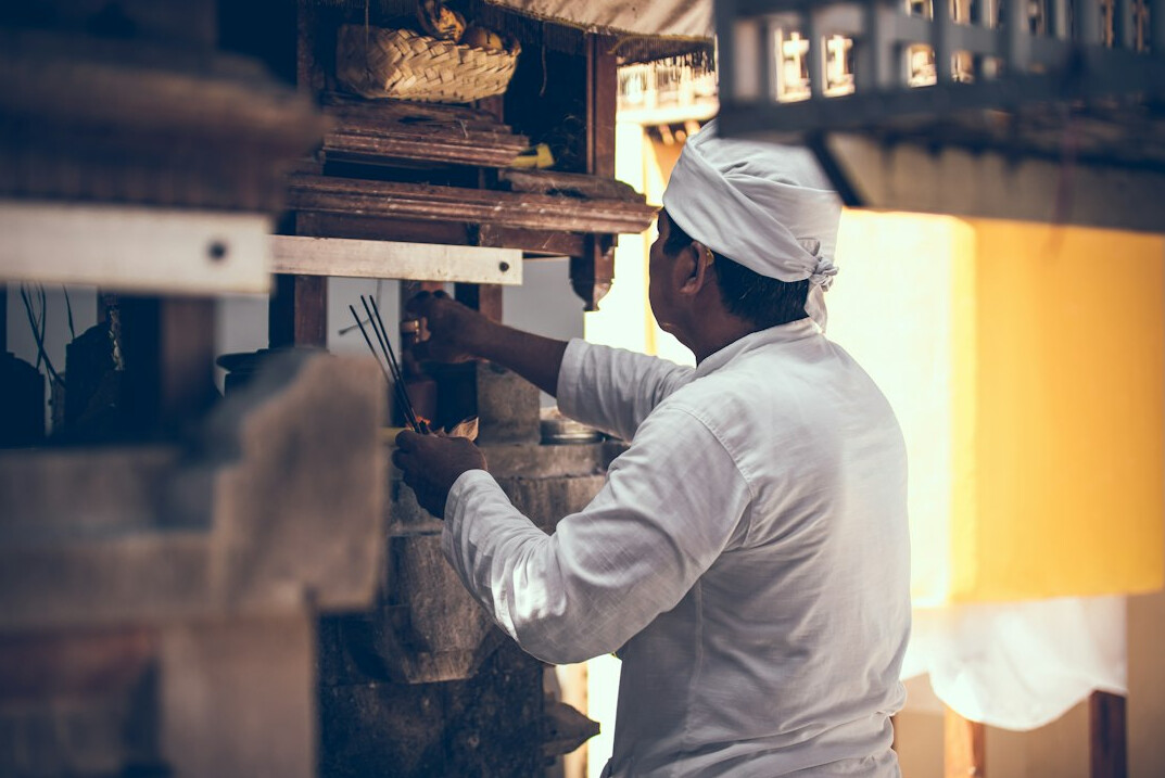 baker preparing bread
