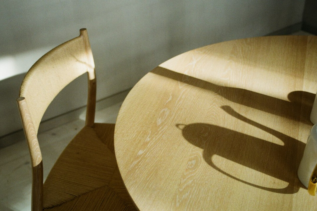 Everyday breakfast table scene in a Danish home